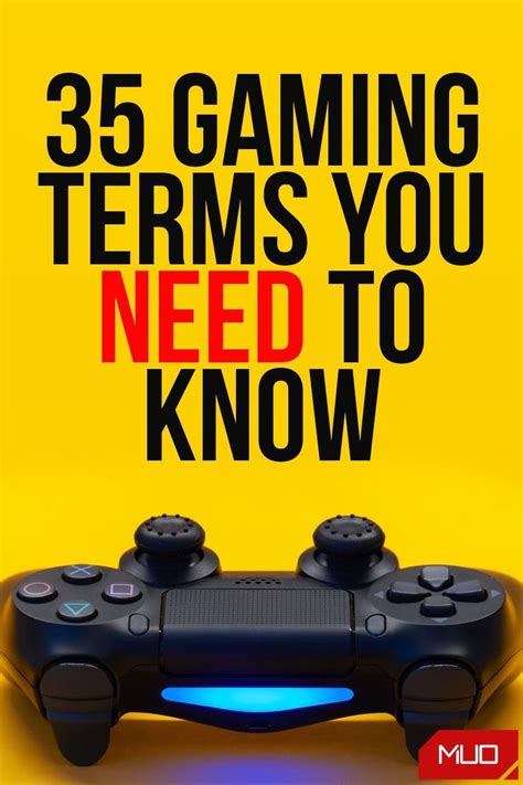 gamer in other words|45+ Common Video Gaming Terms, Words, and .